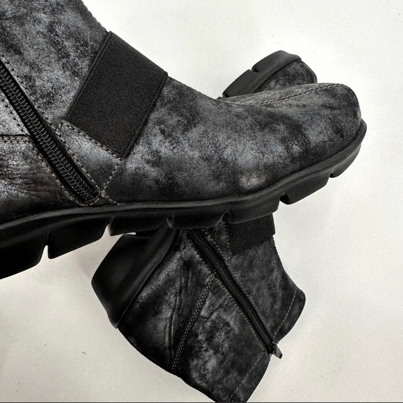 WOLKY Black Omni Leather Ankle Boot // 39 - Picture 5 of 7